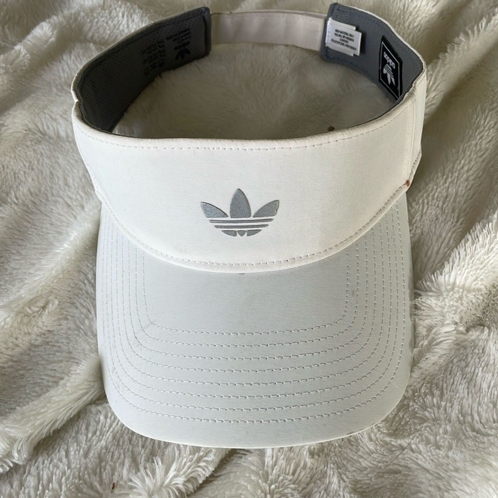 Adidas women’s or men’s white visor